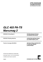 Preview for 1 page of Cloos GLC 403 PA-TS Operating Instructions Manual