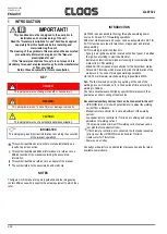 Предварительный просмотр 5 страницы Cloos GLW 322 Operating Instructions And Spare Parts