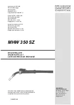 Cloos MHW 350 SZ Spare Parts List предпросмотр