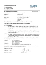 Preview for 2 page of Cloos QINEO Micro 300 Operating Instructions/Spare Parts List