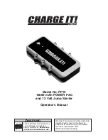 Clore Automotive Charge IT PP15 Operator'S Manual preview