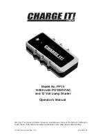 Preview for 32 page of Clore Automotive Charge IT PP15 Operator'S Manual