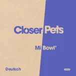 Preview for 16 page of Closer pets MiBowl CP500 Manual