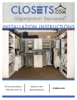 closet.com Organization Delivered Installation Instruction preview