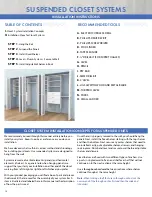 Preview for 14 page of closet.com Organization Delivered Installation Instruction