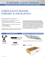 Preview for 25 page of closet.com Organization Delivered Installation Instruction