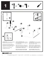 Preview for 6 page of Closet Maid 1621 Instructions Manual