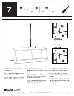 Preview for 12 page of Closet Maid 1621 Instructions Manual