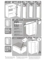 Preview for 2 page of Closet Maid 2 Door Multi-purpose Cabinet UC2DR Assembling Instructions