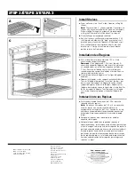 Preview for 4 page of Closet Maid 4' ShelfTrack Garage Organizer 3597 Installation Instructions