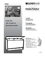 Preview for 1 page of Closet Maid ClosetMaid STCH Assembly Manual