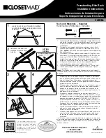 Closet Maid Freestanding Bike Rack 3552 Installation Instructions preview