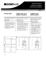 Closet Maid Ironing Caddy 1216-31 Installation Instructions preview