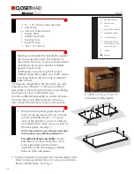 Preview for 66 page of Closet Maid MASTERSUITE Installer'S Assembly, Installation & Reference Manual