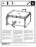 Preview for 13 page of ClosetMaid 01-15149 Instructions Manual