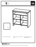 Preview for 15 page of ClosetMaid 01-15149 Instructions Manual