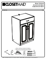 ClosetMaid 12140 Assembly Instruction Manual предпросмотр