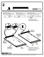 Preview for 8 page of ClosetMaid 12140 Assembly Instruction Manual