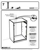 Preview for 13 page of ClosetMaid 12140 Assembly Instruction Manual