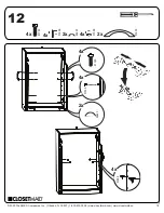 Preview for 18 page of ClosetMaid 12140 Assembly Instruction Manual