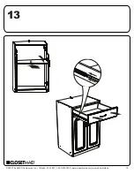 Preview for 19 page of ClosetMaid 12140 Assembly Instruction Manual