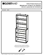 ClosetMaid 1350900 Assembly Instructions Manual preview