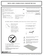 Preview for 4 page of ClosetMaid 1350900 Assembly Instructions Manual