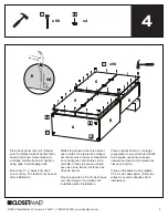 Preview for 9 page of ClosetMaid 1350900 Assembly Instructions Manual