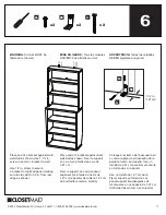 Preview for 11 page of ClosetMaid 1350900 Assembly Instructions Manual