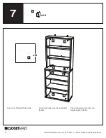 Preview for 12 page of ClosetMaid 1350900 Assembly Instructions Manual