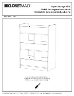 Preview for 1 page of ClosetMaid 1495 Quick Start Manual