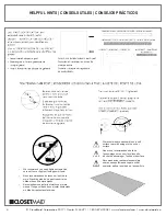 Preview for 4 page of ClosetMaid 1495 Quick Start Manual