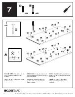 Preview for 12 page of ClosetMaid 1495 Quick Start Manual