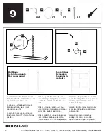 Preview for 14 page of ClosetMaid 1495 Quick Start Manual