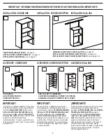 Предварительный просмотр 6 страницы ClosetMaid 3-Shelf Stackable Corner Organizer Installation Instructions Manual