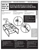 Предварительный просмотр 10 страницы ClosetMaid 3-Shelf Stackable Corner Organizer Installation Instructions Manual