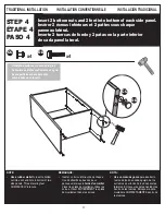 Предварительный просмотр 11 страницы ClosetMaid 3-Shelf Stackable Corner Organizer Installation Instructions Manual