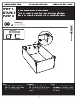 Предварительный просмотр 22 страницы ClosetMaid 3-Shelf Stackable Corner Organizer Installation Instructions Manual