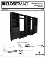 ClosetMaid 33006 Installation Manual preview