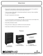 Preview for 2 page of ClosetMaid 33006 Installation Manual