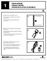 Предварительный просмотр 5 страницы ClosetMaid 5-8 FIXED MOUNT CLOSET ORGANIZER Installation Instructions Manual