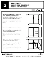 Предварительный просмотр 6 страницы ClosetMaid 5-8 FIXED MOUNT CLOSET ORGANIZER Installation Instructions Manual