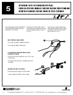 Предварительный просмотр 10 страницы ClosetMaid 5-8 FIXED MOUNT CLOSET ORGANIZER Installation Instructions Manual