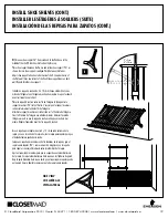 Предварительный просмотр 19 страницы ClosetMaid 5-8 FIXED MOUNT CLOSET ORGANIZER Installation Instructions Manual