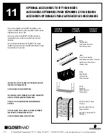 Предварительный просмотр 20 страницы ClosetMaid 5-8 FIXED MOUNT CLOSET ORGANIZER Installation Instructions Manual