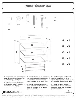 Preview for 2 page of ClosetMaid 5063 Assembly Instructions Manual