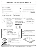 Preview for 4 page of ClosetMaid 5063 Assembly Instructions Manual