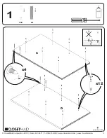 Preview for 5 page of ClosetMaid 5063 Assembly Instructions Manual