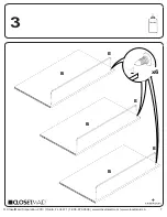 Preview for 7 page of ClosetMaid 5063 Assembly Instructions Manual