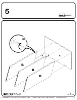 Preview for 9 page of ClosetMaid 5063 Assembly Instructions Manual